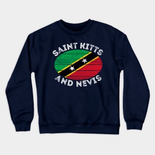 Saint Kitts and Nevis Roots Flag Crewneck Sweatshirt